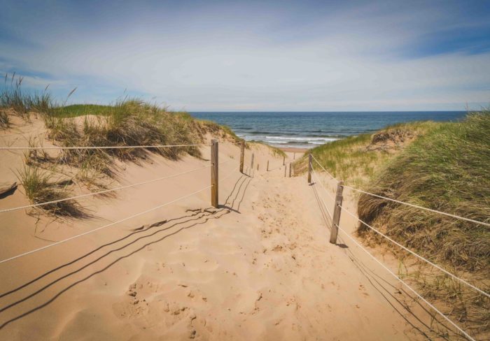 Shower on beaches