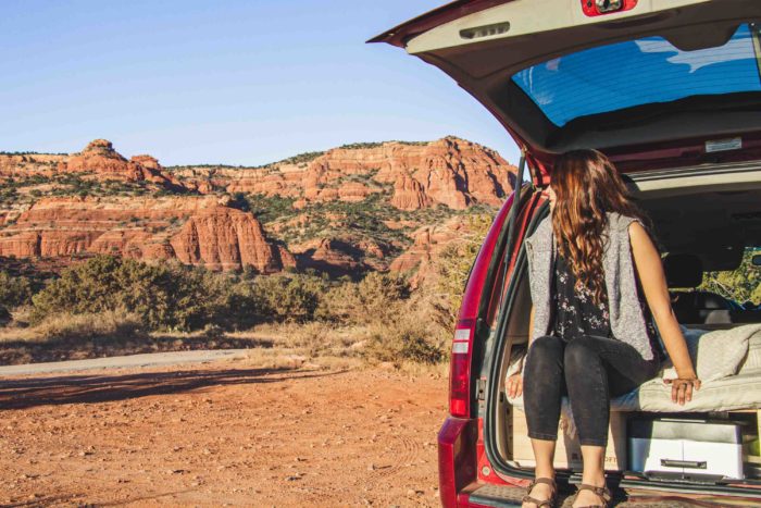 vanlife à sedona, boondocking
