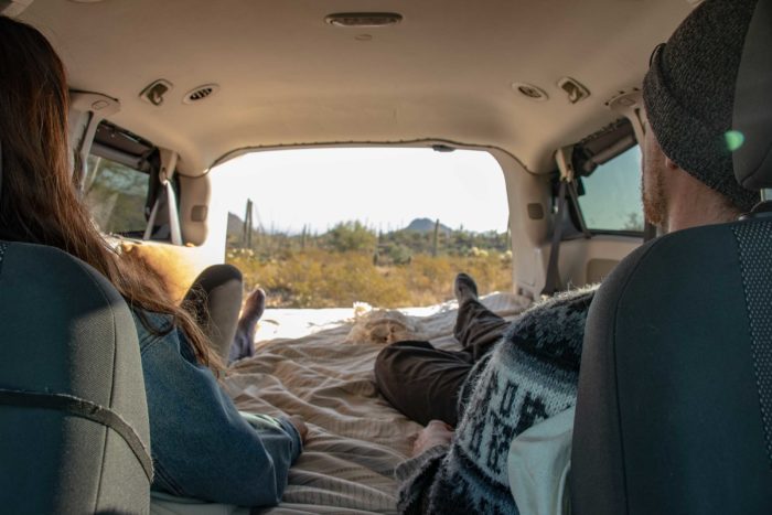 Boondocking at Saguaro