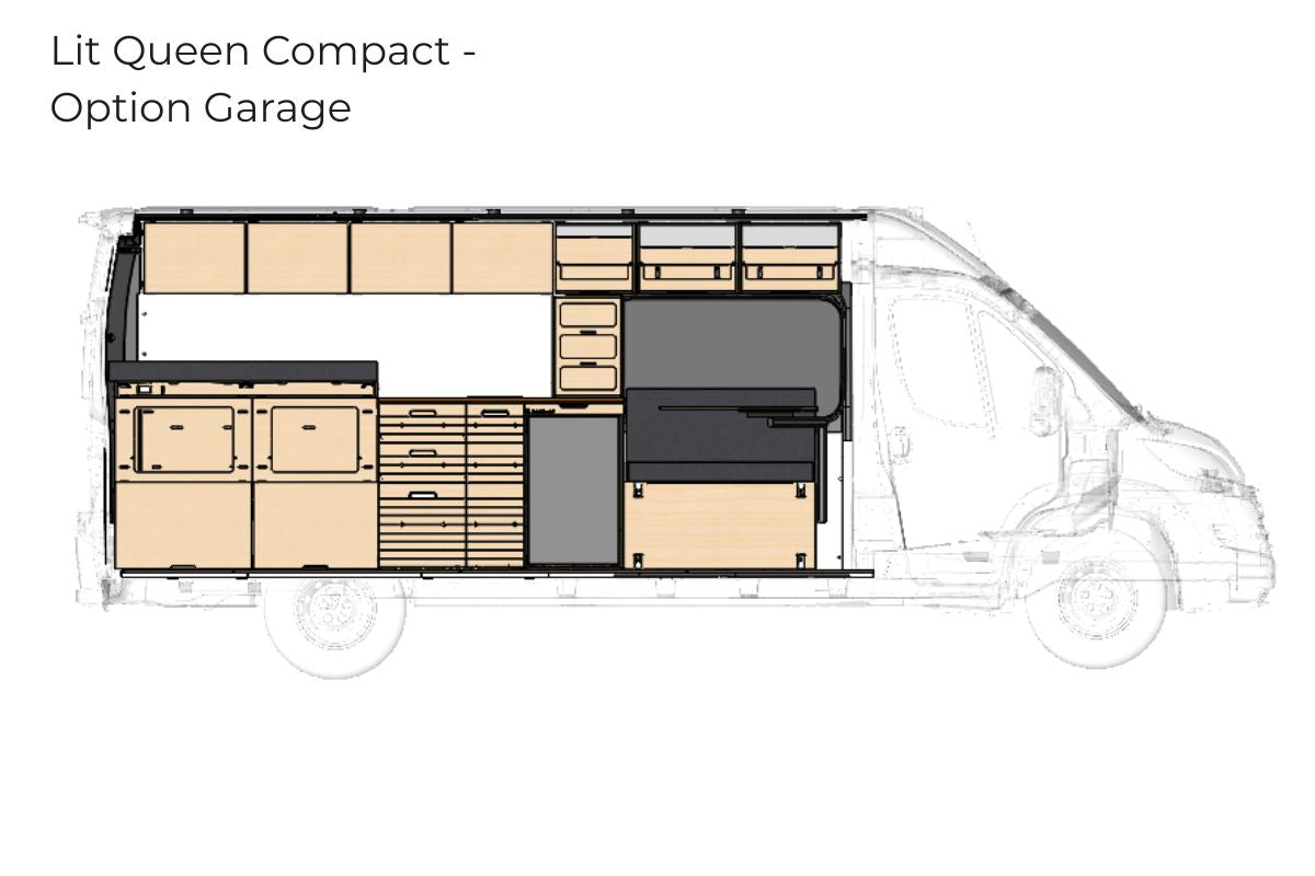 Aménagement Camper Van RAM ProMaster - Modèle 159 extended