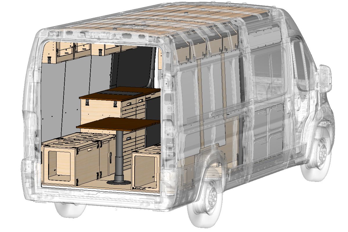 RAM ProMaster Camper Conversion - Model 3500