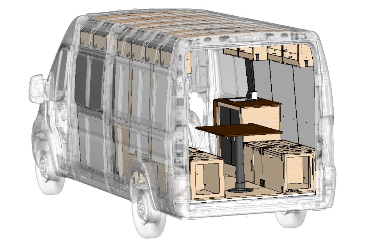 RAM ProMaster Camper Conversion - Model 3500