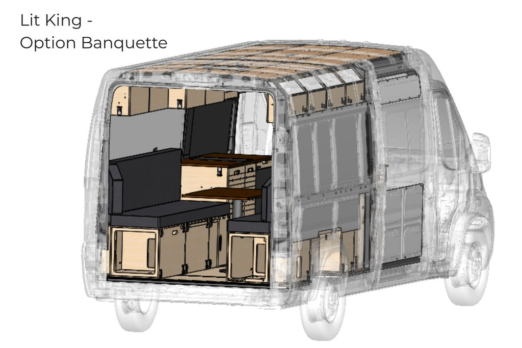 Aménagement Camper Van RAM ProMaster - Modèle 159 extended