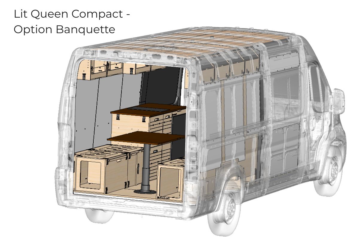 Aménagement Camper Van RAM ProMaster - Modèle 159 extended
