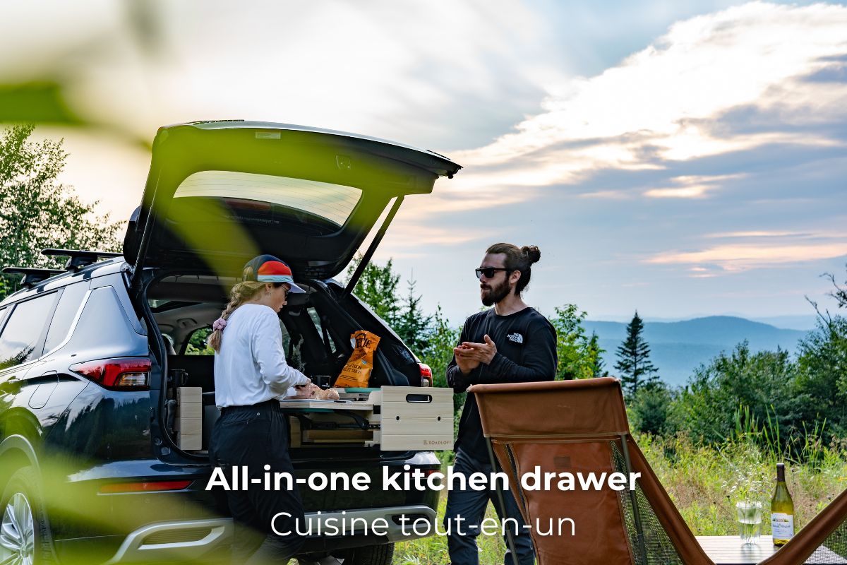 suv camping set up