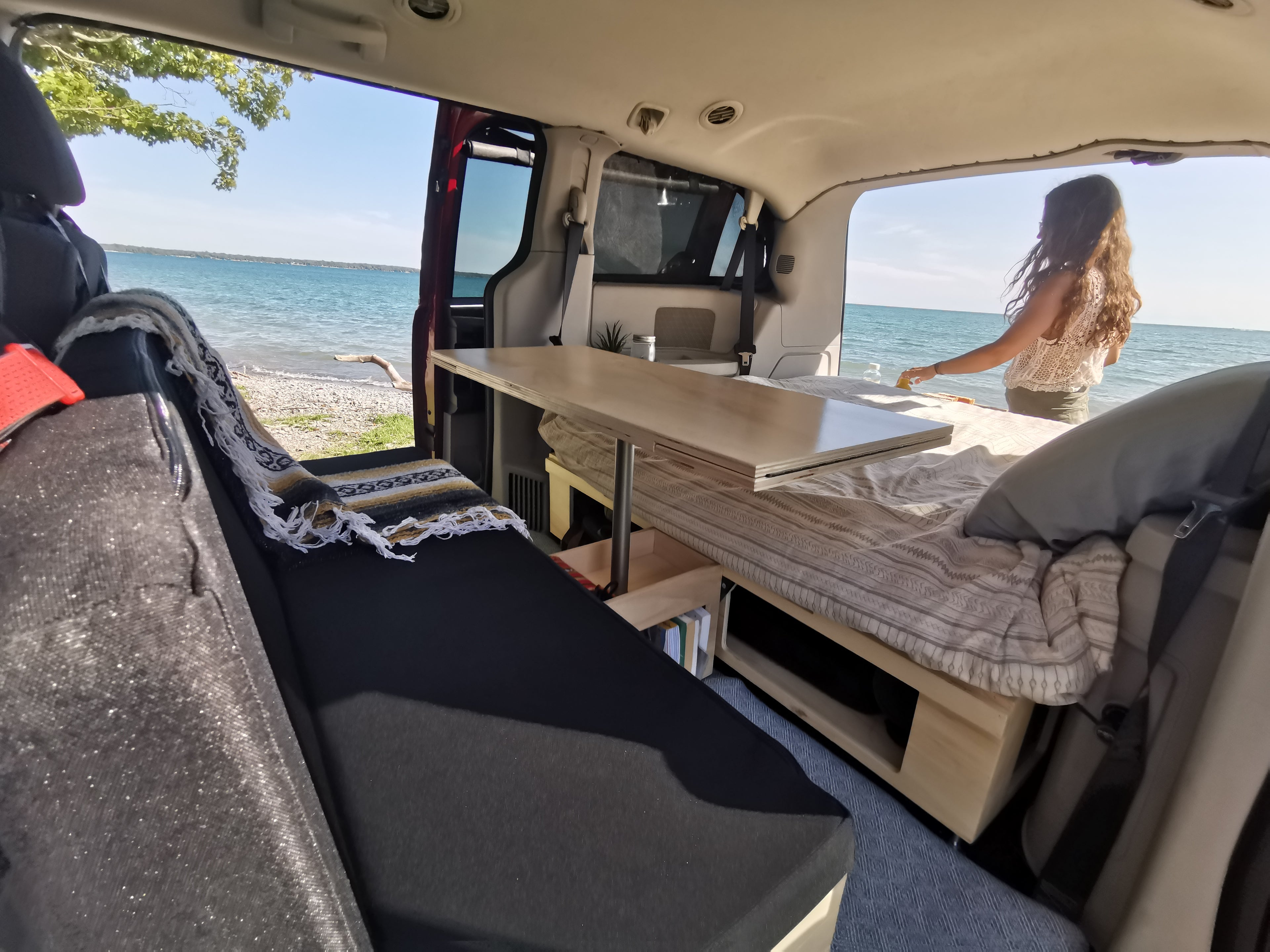 dodge caravan camper conversion