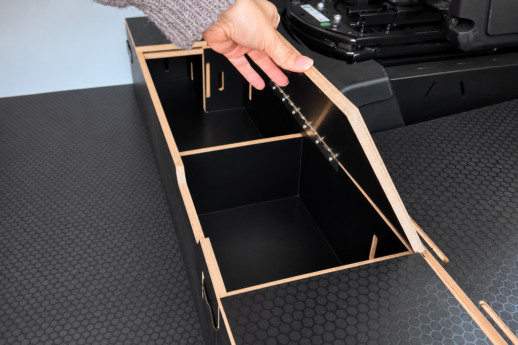 Front Step with Integrated Storage