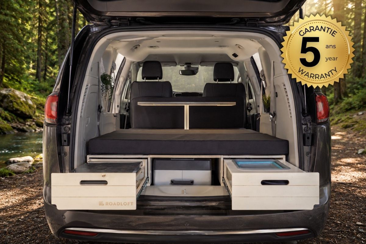 Kit de conversion campeur minivan – Chrysler Pacifica / Grand Caravan