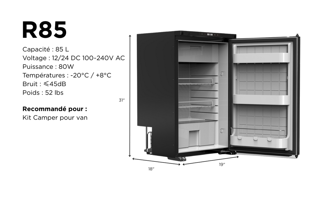Réfrigérateur Alpicool R85