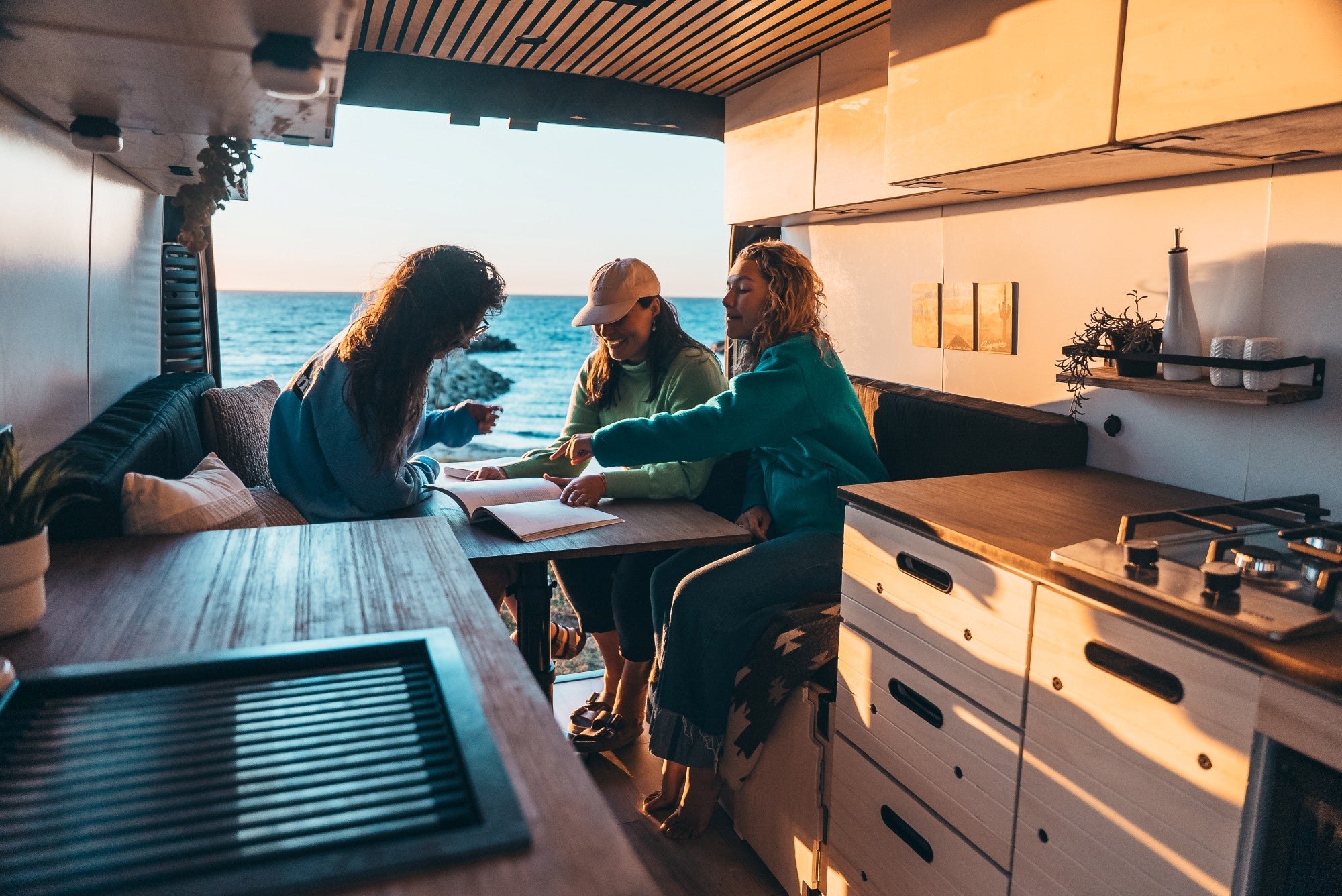 affordable van life setup