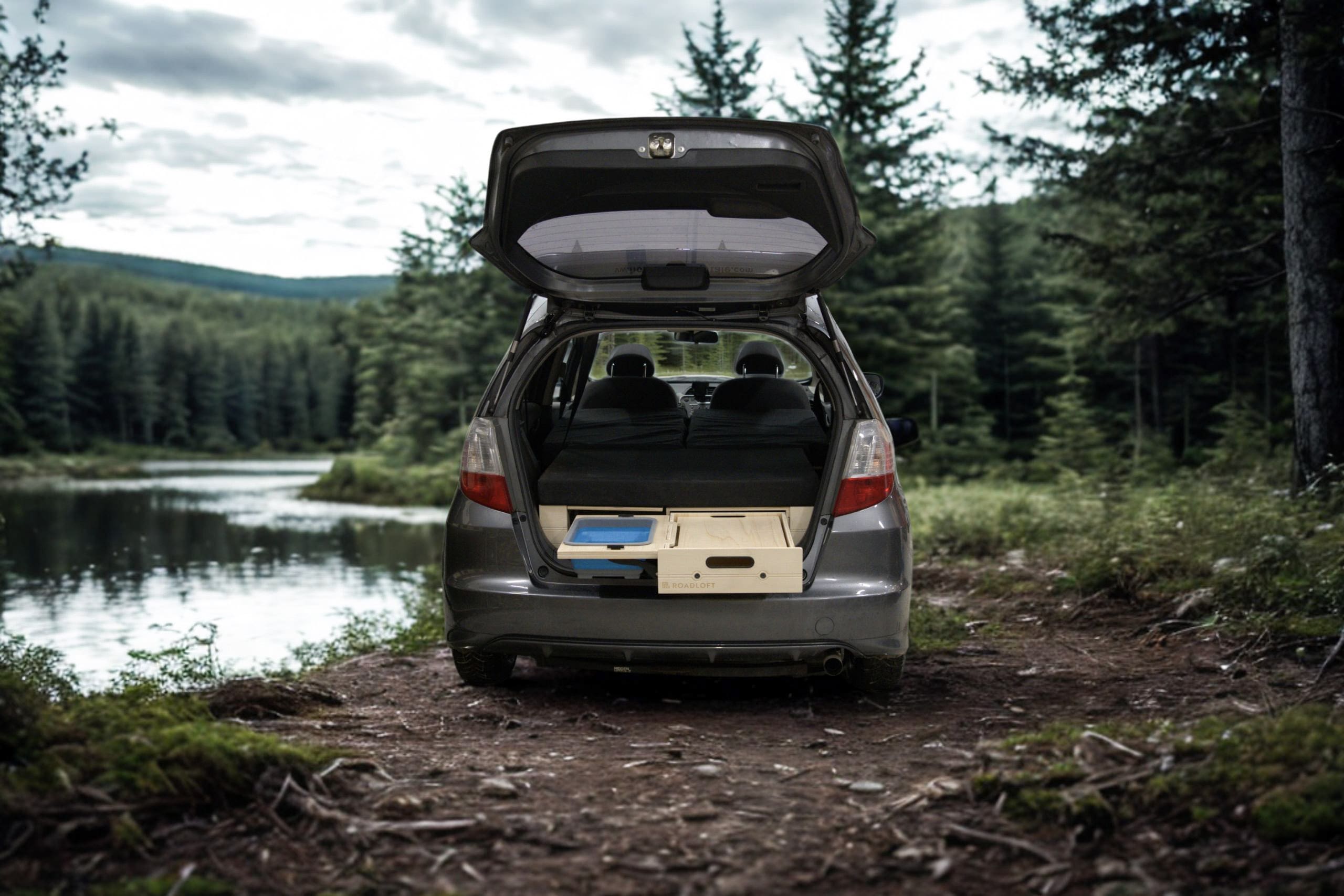honda fit car camping conversion kit