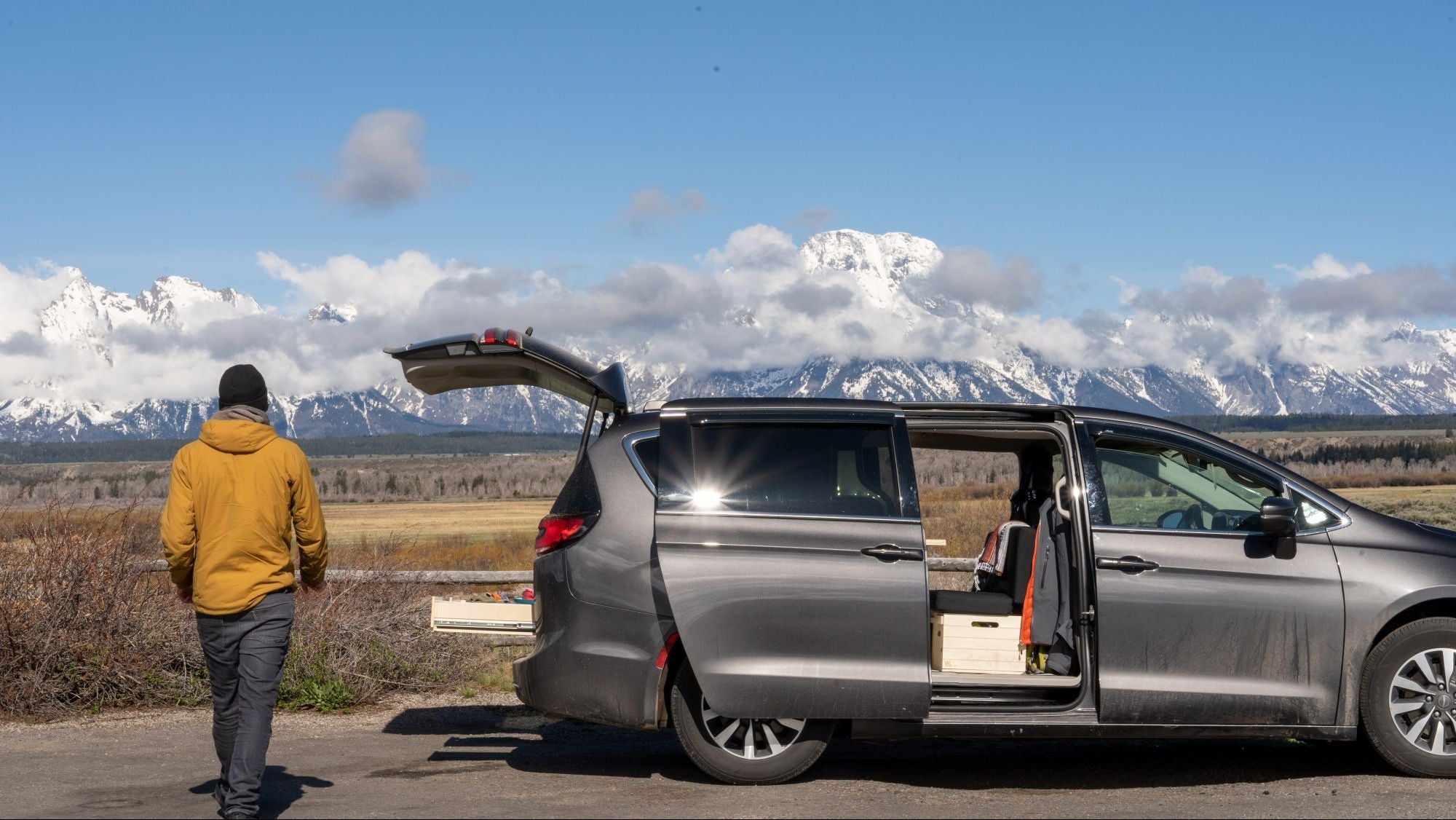 minivan camping