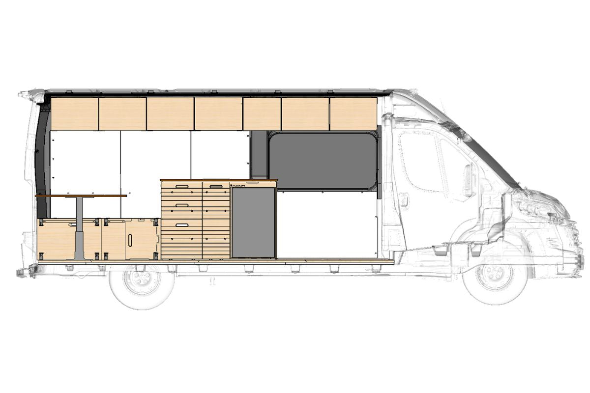RAM ProMaster Camper Conversion - Model 3500