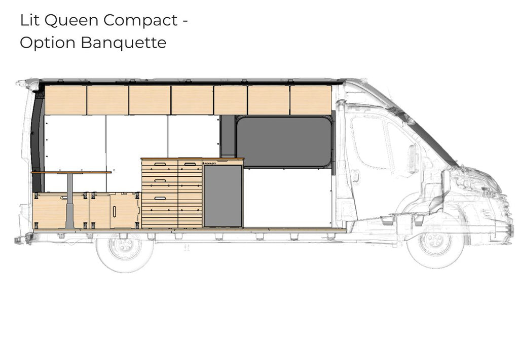 Aménagement Camper Van RAM ProMaster - Modèle 159 extended
