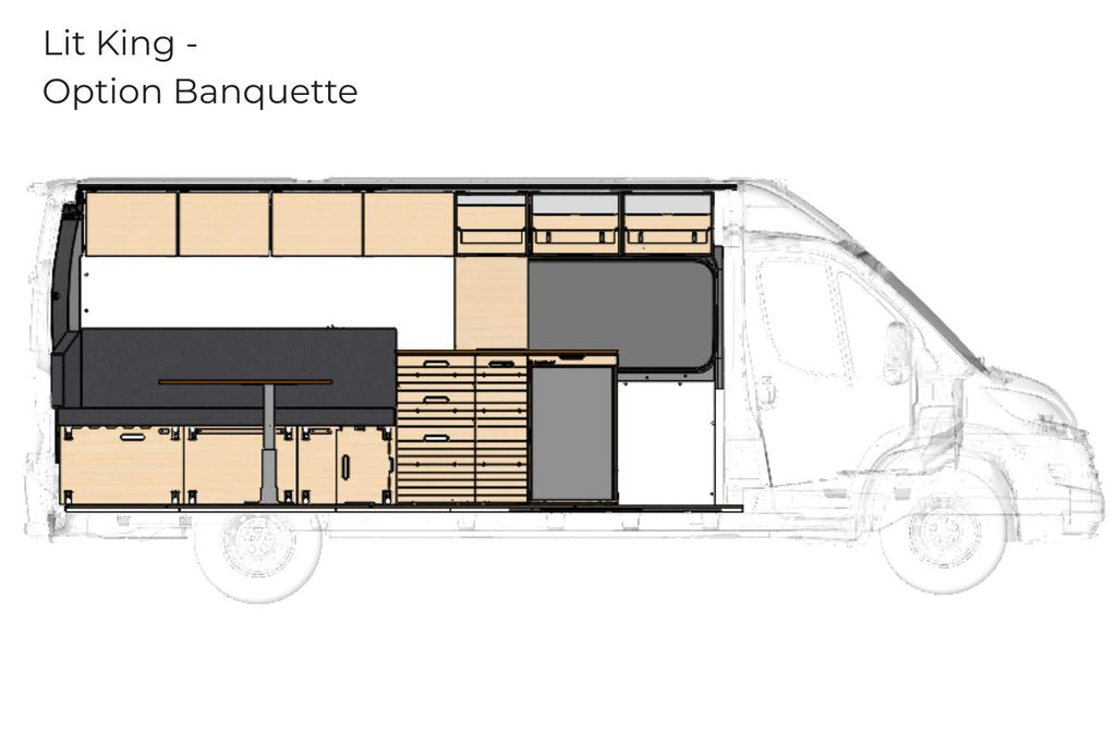 Aménagement Camper Van RAM ProMaster - Modèle 159 extended