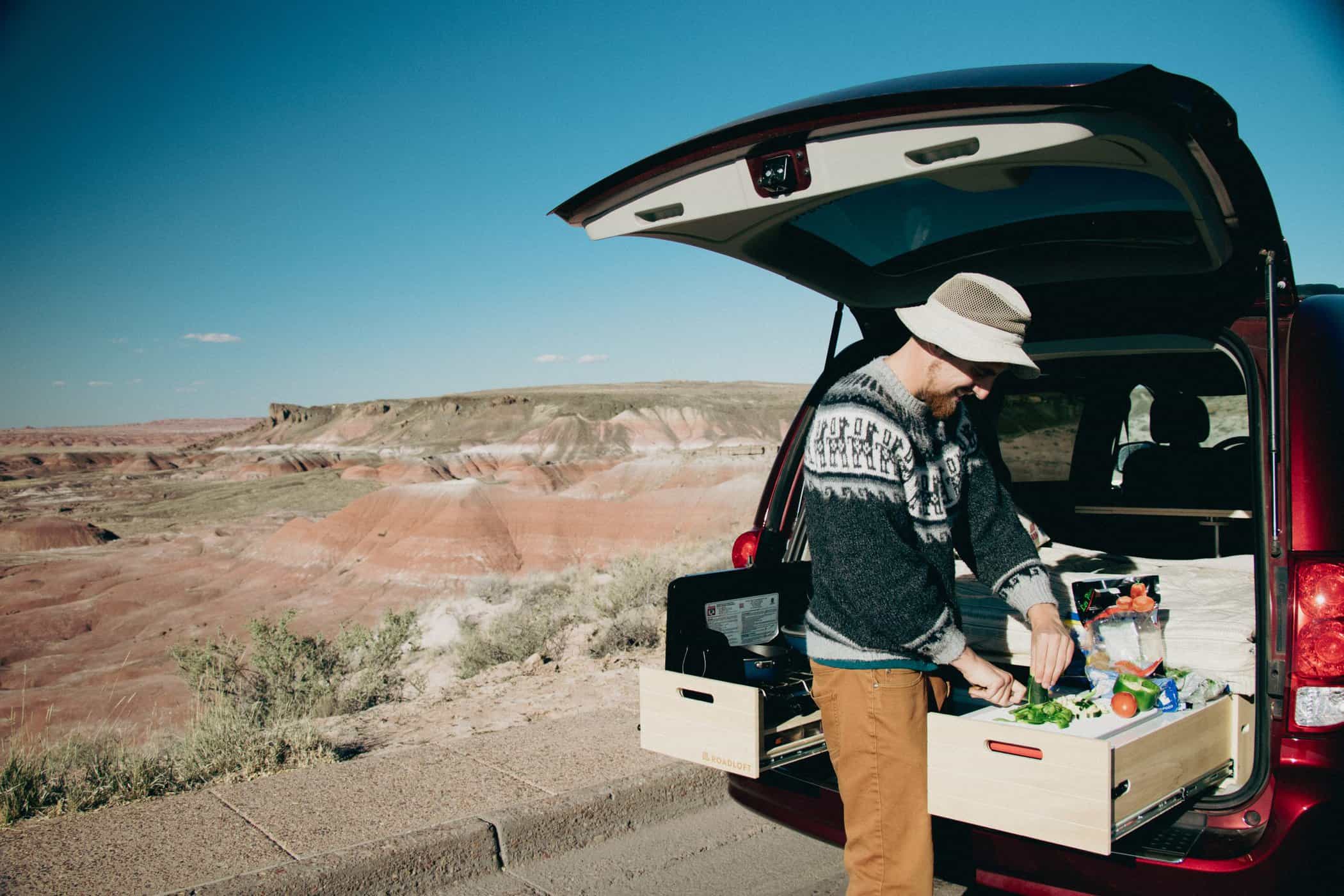 minivan van life conversion