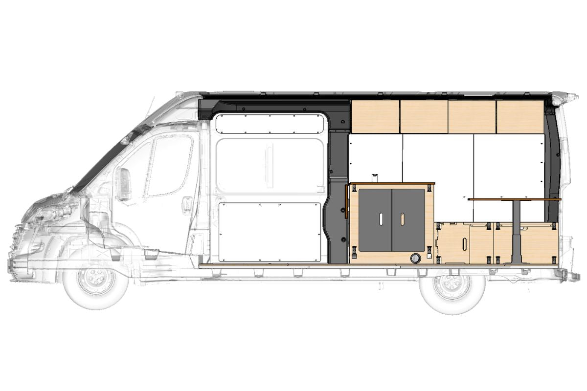 RAM ProMaster Camper Conversion - Model 3500