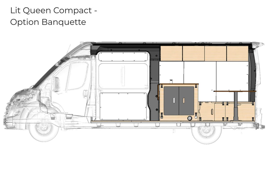 Aménagement Camper Van RAM ProMaster - Modèle 159 extended