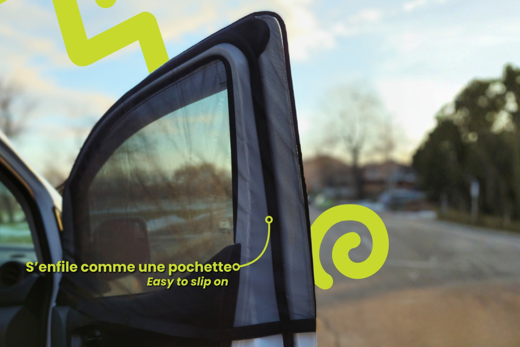 Moustiquaires amovibles compacts Peace Out