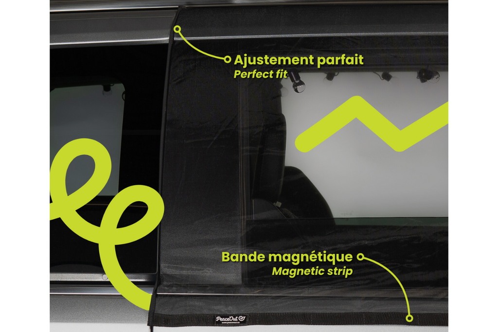 Moustiquaires amovibles compacts Peace Out