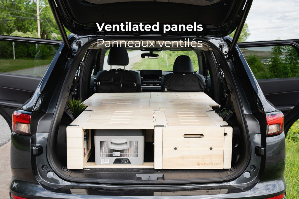 suv camping set up
