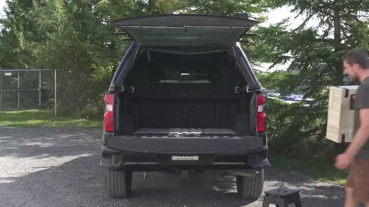 pickup camper overland setup