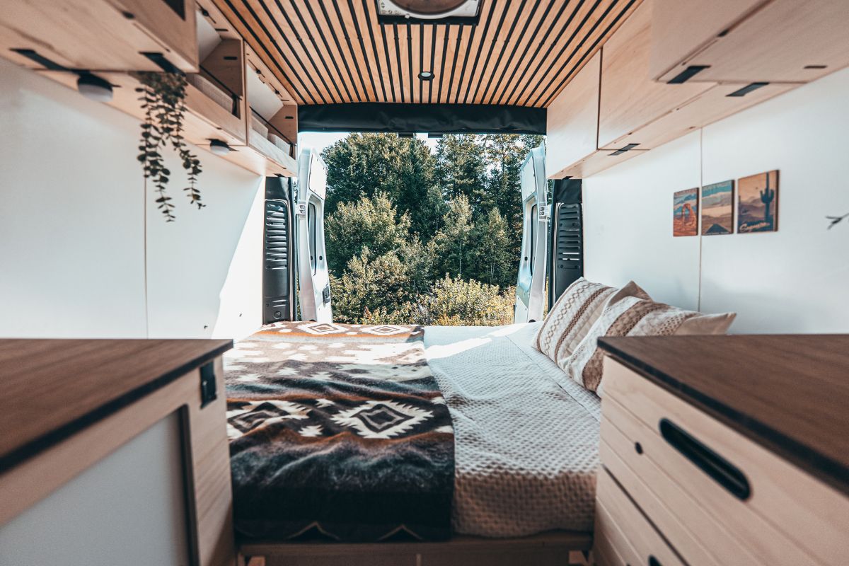 best van to camp in