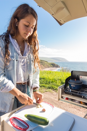 Cooking in nature with Vanlife