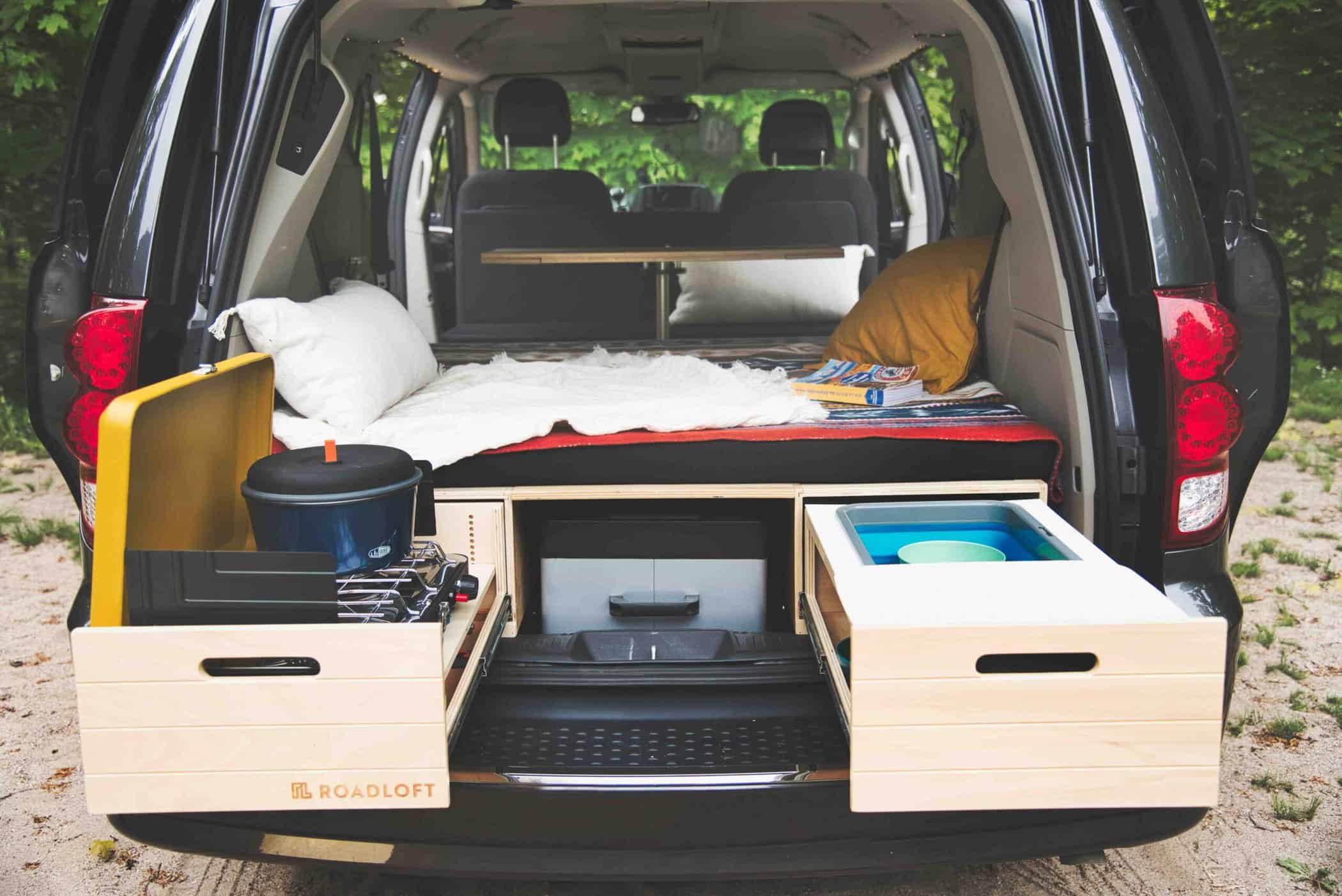 dodge caravan interior table