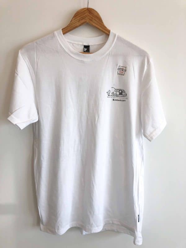 T-shirt Roadloft fabriqué au Québec- blanc