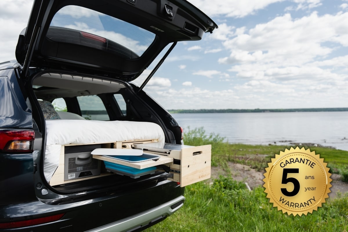 SUV car camping kit by Roadloft