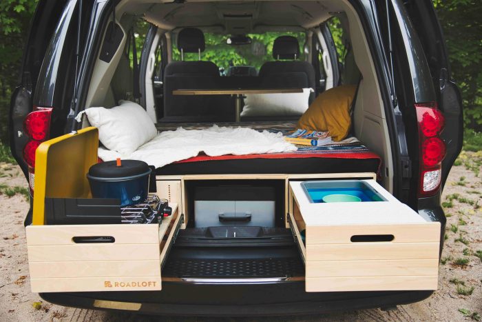 Kit de conversion en campeur pour minivan ou Kit de camping pour VUS?