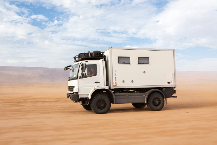 Truck camper expedition