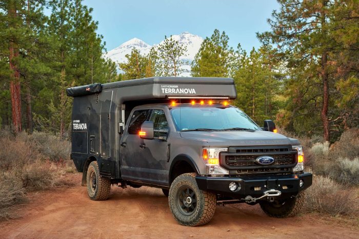 Truck camper expedition