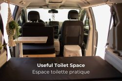 kit de conversion Roadloft, mode solo, pour minivan aménagé en mini camping-car