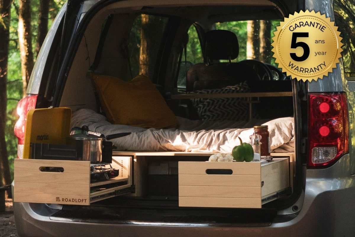 Dodge Grand Caravan camper conversion kit by Roadloft