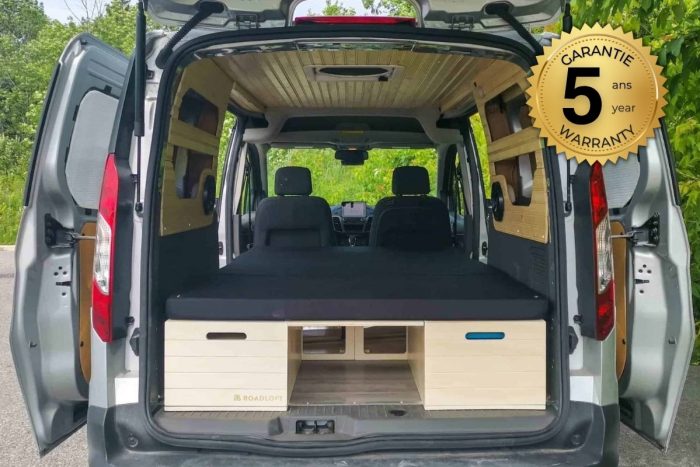 Ford Transit Connect camper conversion kit by Roadloft