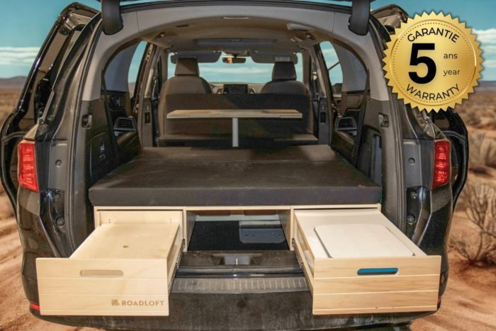 Honda Odyssey camper conversion kit by Roadloft