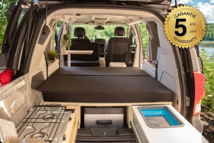 Solo minivan camper conversion kit by Roadloft