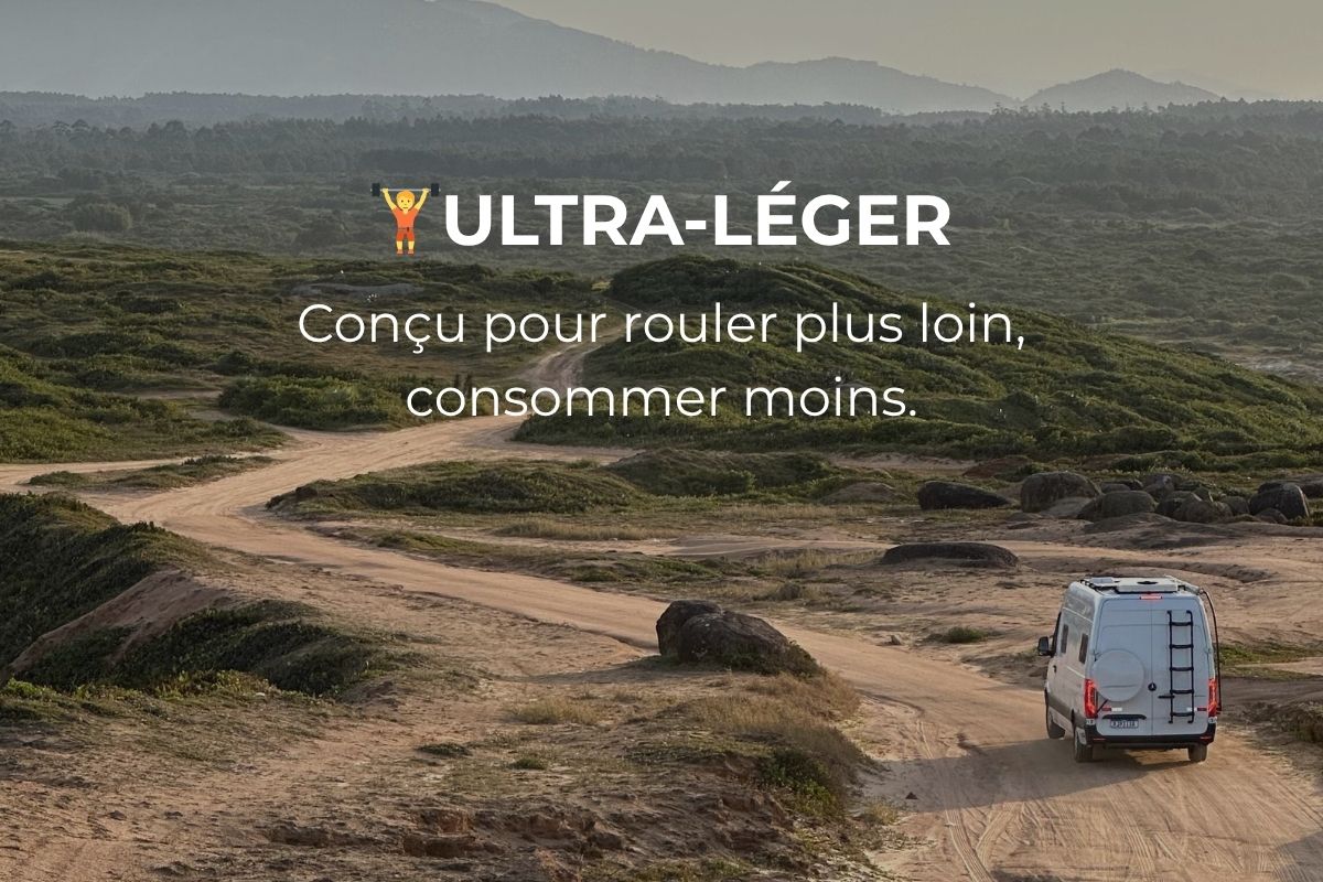 Ram ProMaster Campervan on a desert road